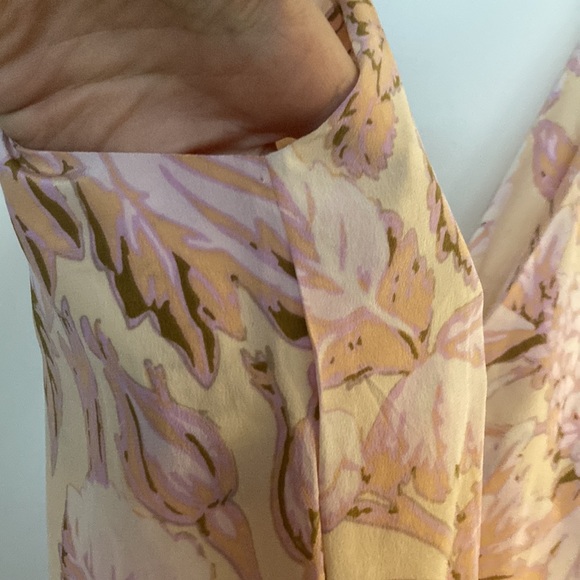 STINE GOYA silk floral slip dress size large - Picture 13 of 13